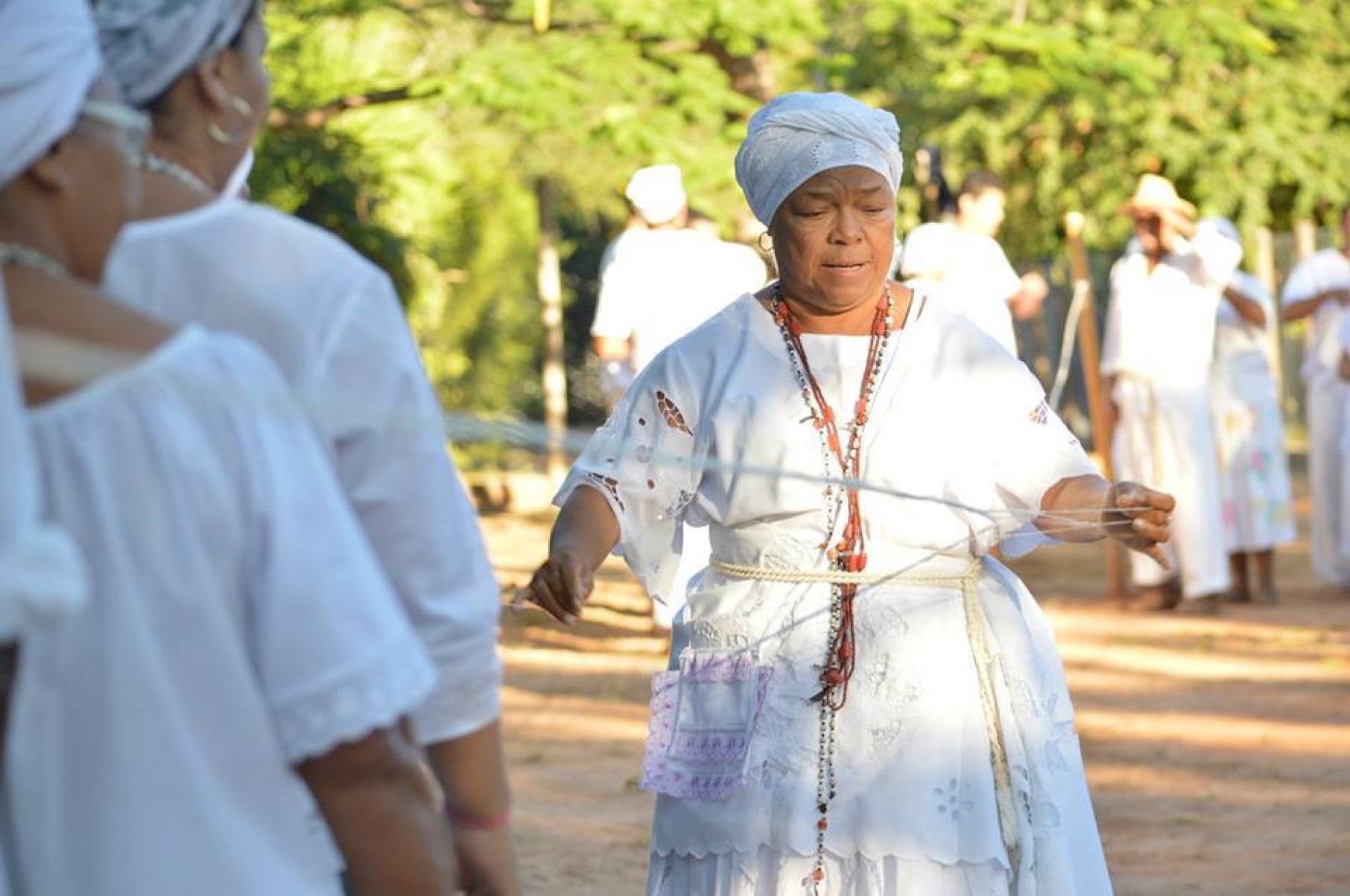Mãe Janete reforça o caráter de amor e paz que o local proporciona aos milhares de filhos e filhas de santo-Quilombo Caboclo Pena Branca/Divulgação