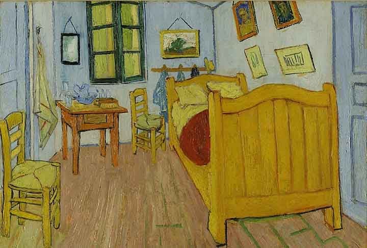 Das centenas de telas assinadas por Van Gogh, algumas são famosas mundialmente. “Os Girassóis” (1888), “A Noite Estrelada” (1889) e  “Quarto em Arles” (1889) estão entre elas. 
