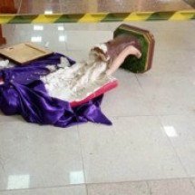 Homem quebra santos em ataque a igreja na Zona Leste de São Paulo - Reprodução/Redes Sociais