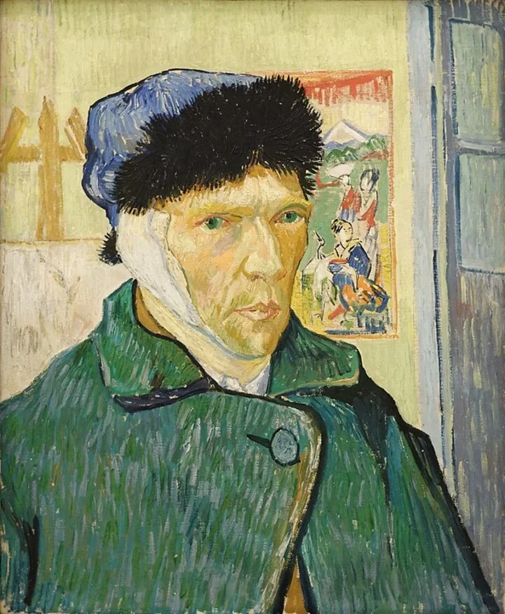 Um dos episódios mais famosos da vida de Van Gogh teve justamente como Gauguin como personagem central. Uma briga entre os dois pintores levou o holandês a cortar um pedaço da própria orelha esquerda, situação que foi tema de "Autorretrato com a Orelha Cortada". 
