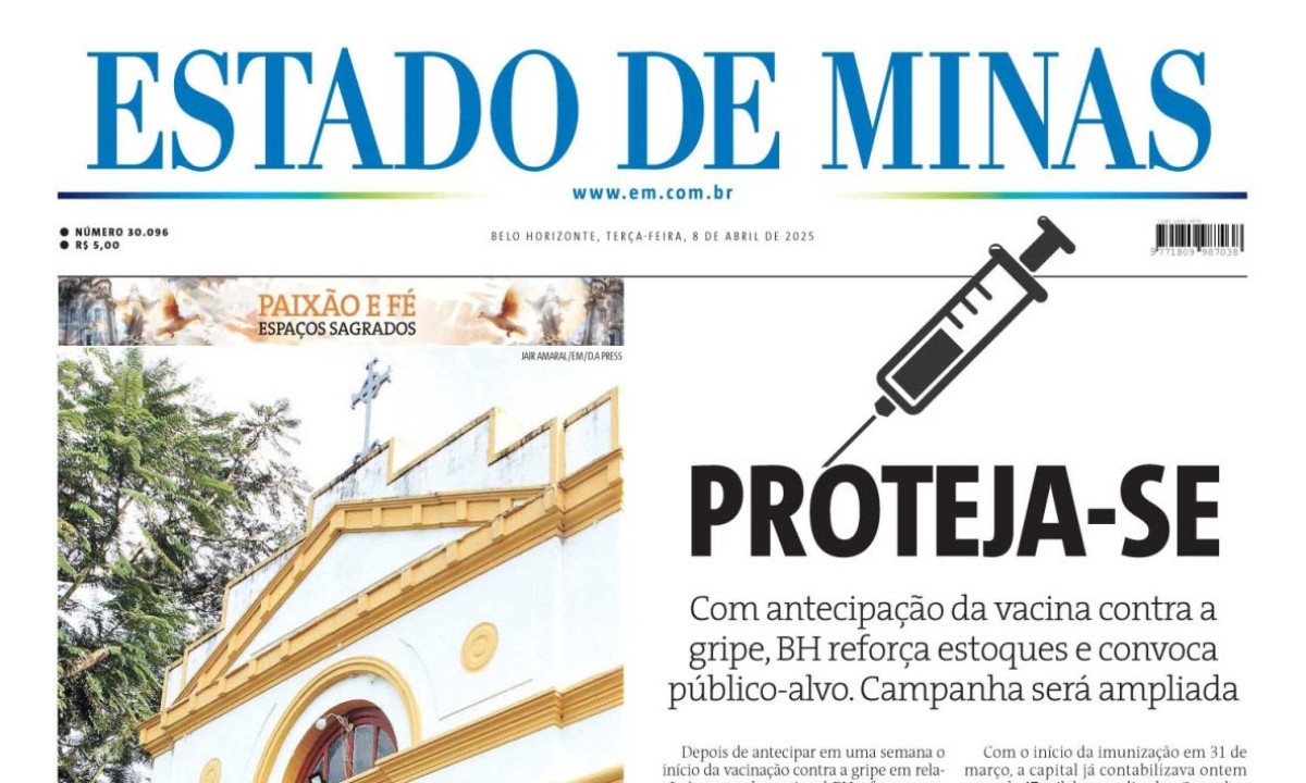 Estado de Minas -  (crédito: Capa do Estado de Minas)