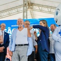 Lula e Alckmin são vacinados contra gripe em Minas Gerais - Ricardo Stuckert / PR