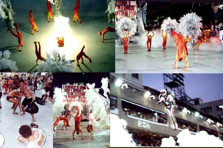 Eric Scott era dublê de uma empresa de efeitos especiais de Dallas, no Texas, e virou a celebridade do desfile. Ele fez quatro voos na avenida, numa máquina de propulsão a jato chamada "rocket belt", criada pela Nasa, agência espacial americana.