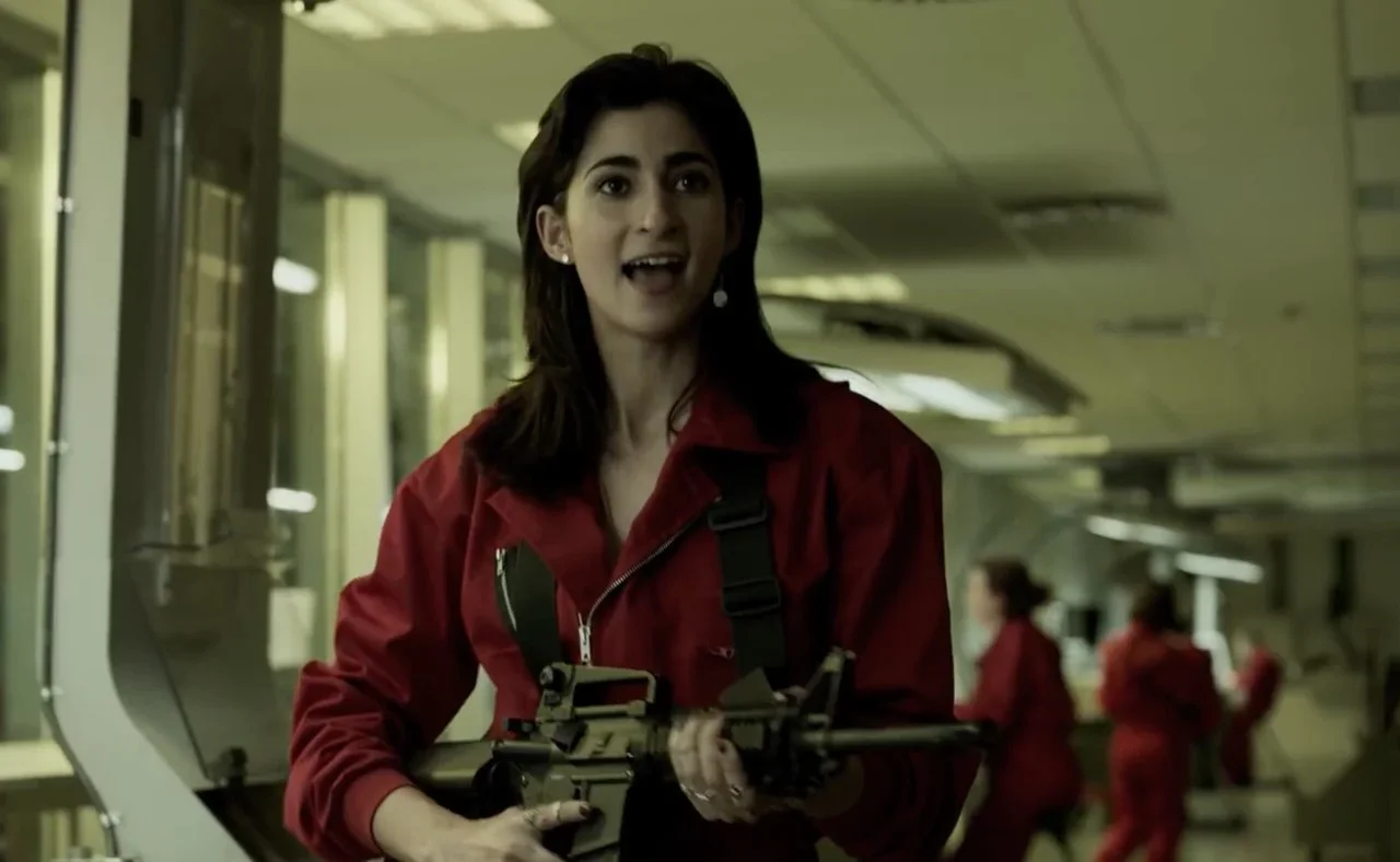 Personagem NairÃ³bi:  a) Ãgata GimÃ©nez;  b) Anna Fernandez;  c) AndrÃ©a Rodriguez;  d) MarÃ­a Fernandez
