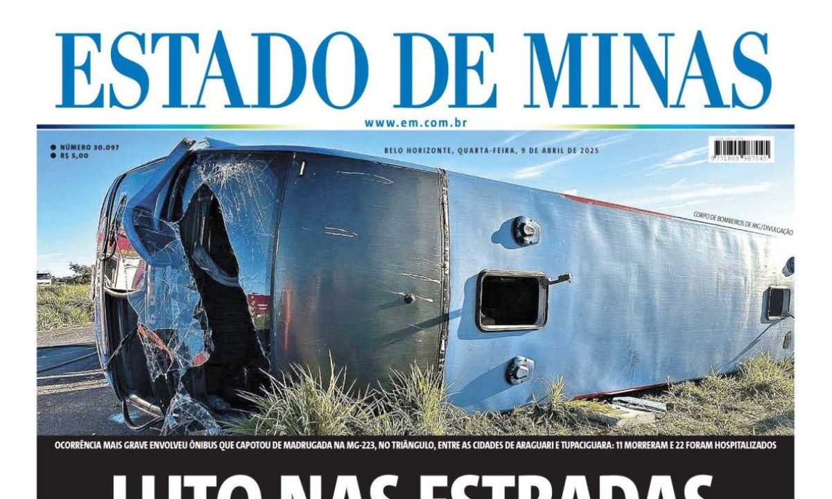 ESTADO DE MINAS -  (crédito: CAPA DO ESTADO DE MINAS)