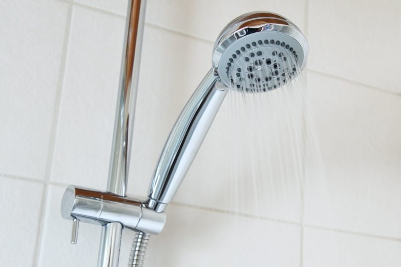 O chuveiro estava sujo e o vaso sanitário estava com vazamento.