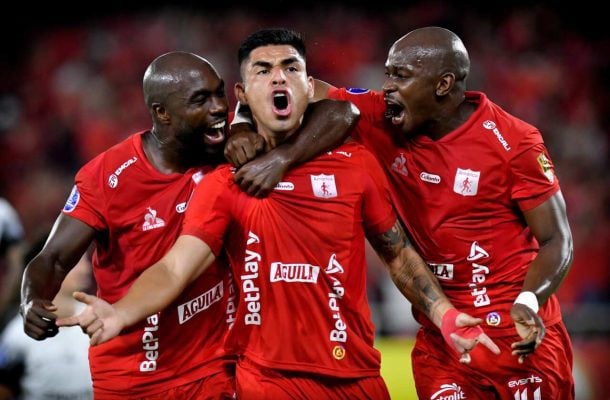 AMÉRICA DE CALI - Mostrou bom toque de bola, com laterais muito ativo e Balanta distribuindo bem as jogadas, e Quinteros, um azougue, foram seus melhores jogadores. NOTA 6,0. Foto: Divulgação Conmebol