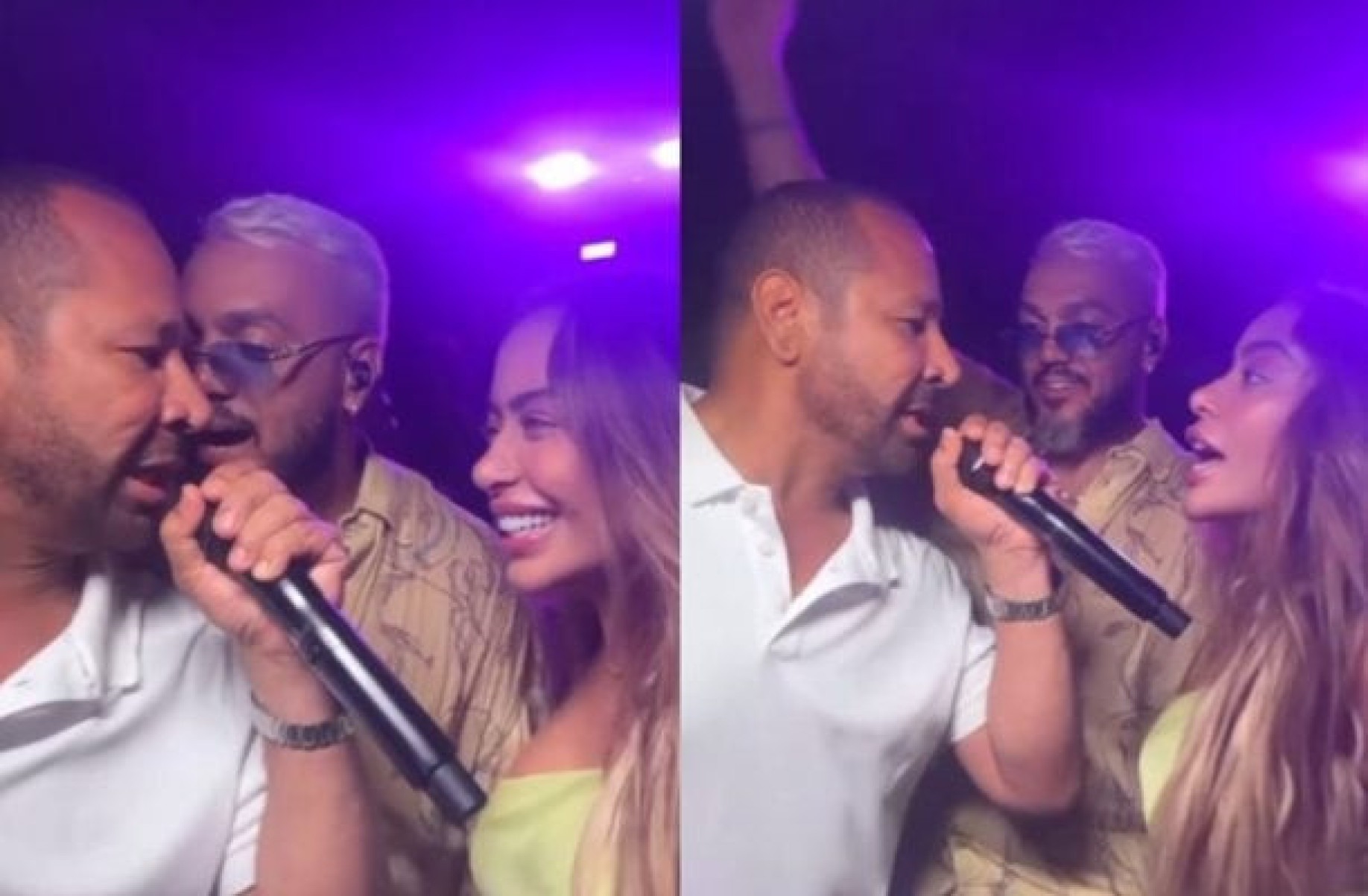 Vídeo: família de Neymar vai a Salvador e surpreende no vocal em show do Belo