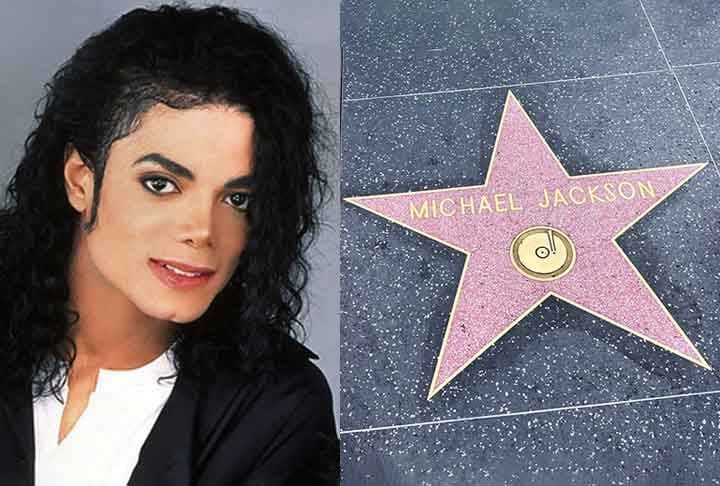 Algumas celebridades tÃªm o nome gravado em mais de uma categoria da CalÃ§ada da Fama. Ã? o caso de Michael Jackson, o Rei do Pop. 

