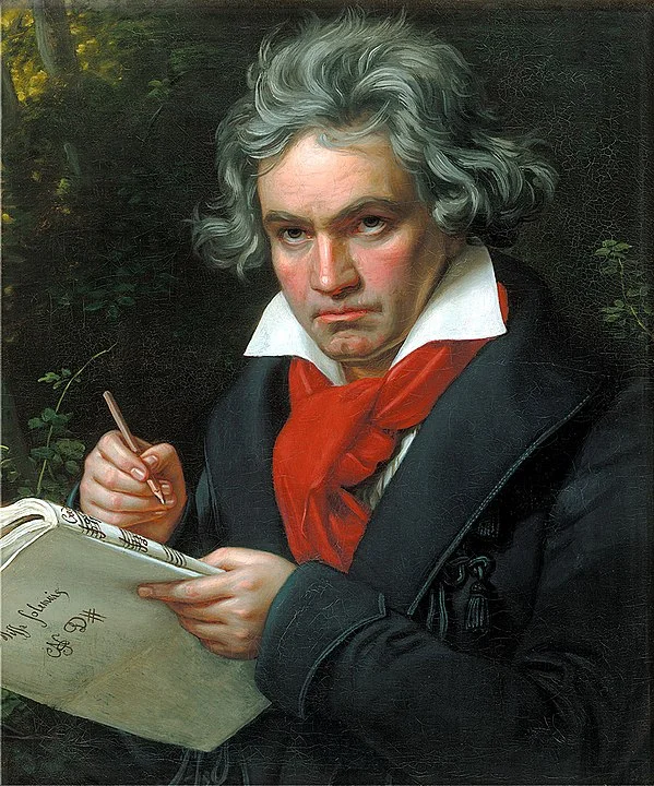 Estudo afirma que um dos maiores compositores da história  não tinha &#8216;dom&#8217; para música - Joseph Karl Stieler  domínio público