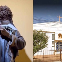 Padre explica abelhas em imagem de santa: 'Não é milagre, mas impressiona'
