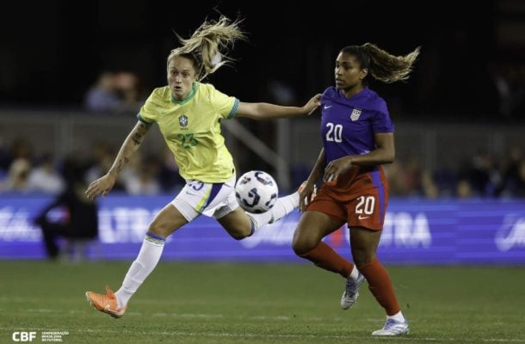 Fantástico! Pela 1ª vez, Brasil vence EUA na casa das americanas.