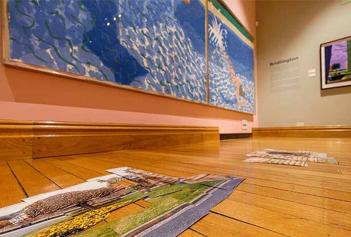 Uma obra de arte na galeria Cartwright Hall Art, na cidade de Bradford, no norte da Inglaterra, tornou-se pivô de uma discussão entre especialistas de arte e profissionais da área de tecnologia.-Foto do Museu de Bradford