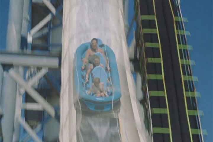 Verruckt: Localizado em Kansas, Estados Unidos, no parque aquático Schlitterbahn Kansas City, é do tipo de queda livre master blaster e altura é de 51.38 metros.
