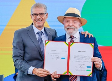 O publicitário Sidônio Palmeira tomou posse, em 14 de janeiro, como novo ministro da Secretaria de Comunicação Social da Presidência -  (crédito: Ricardo Stuckert/PR)