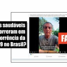 Médico promove alegações falsas sobre morte de crianças e eficácia da vacina contra a covid-19 no Brasil - EM - Fact Check