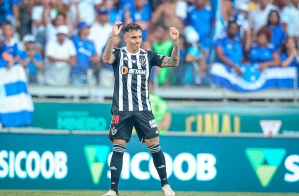 SARAVIA - Entrou no lugar de Natanael e ficou muito preocupado com a marcação - Nota 6,0 - Pedro Souza/Atlétic