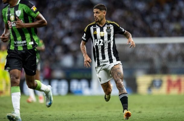 RUBENS - Outro que jogou demais, tanto no ataque quanto na marcação. Deu assistência para o terceiro gol do Atlético - Nota 7,0 - Pedro Souza/Atlético