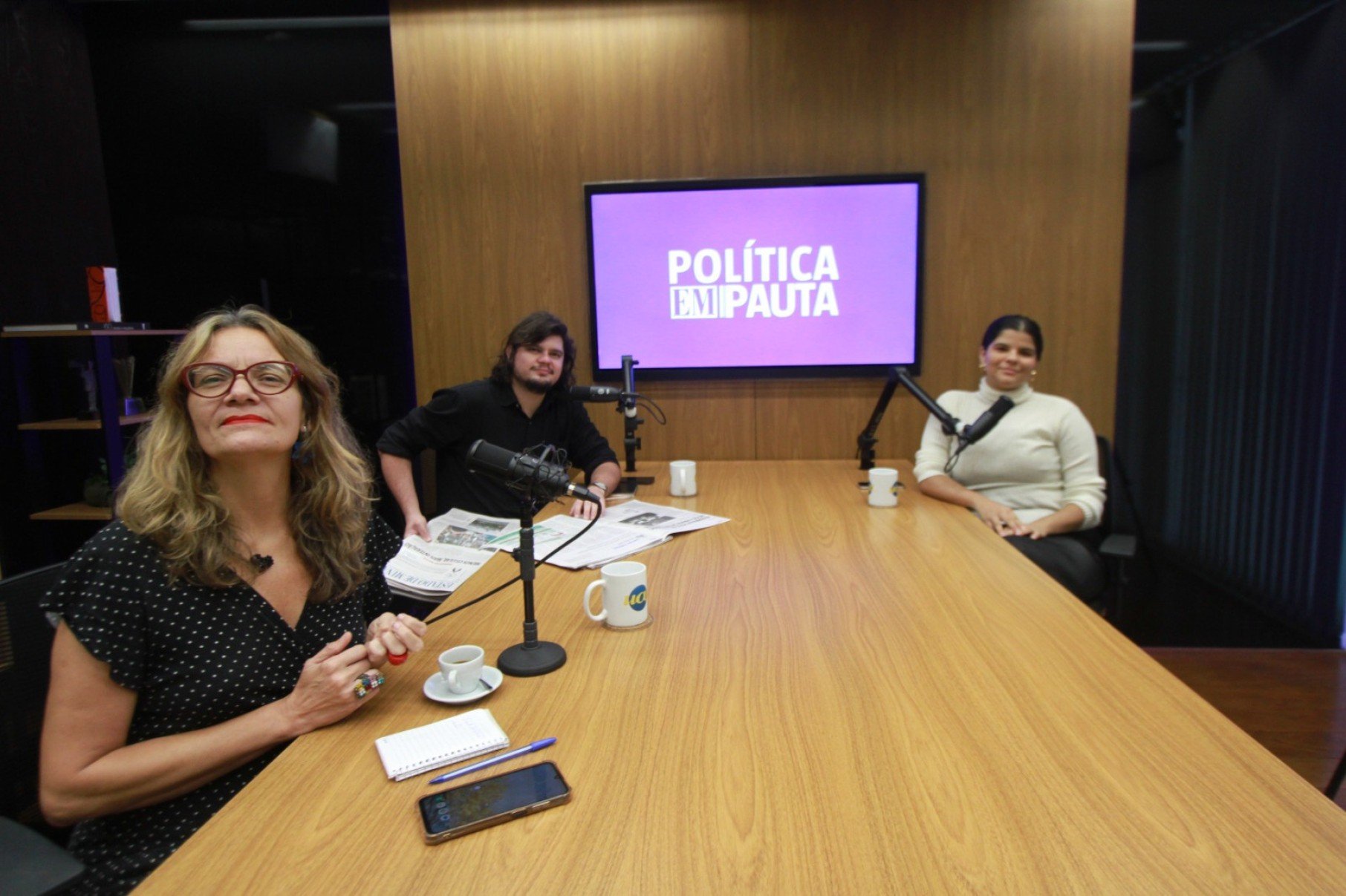 Repórteres da editoria de política Alessandra Mello, Bernardo Estillac e Larissa Figueiredo -  (crédito: Edesio Ferreira/EM/D.A Press)