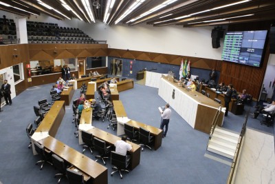 Plenário da Câmara Municipal de BH  -  (crédito:  Barbara Crepaldi)