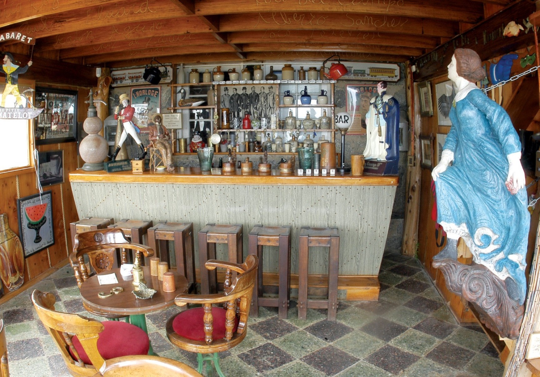 Bar da Casa Museo Isla Negra, residência que Pablo Neruda mantinha em Isla Negra, no Chile.