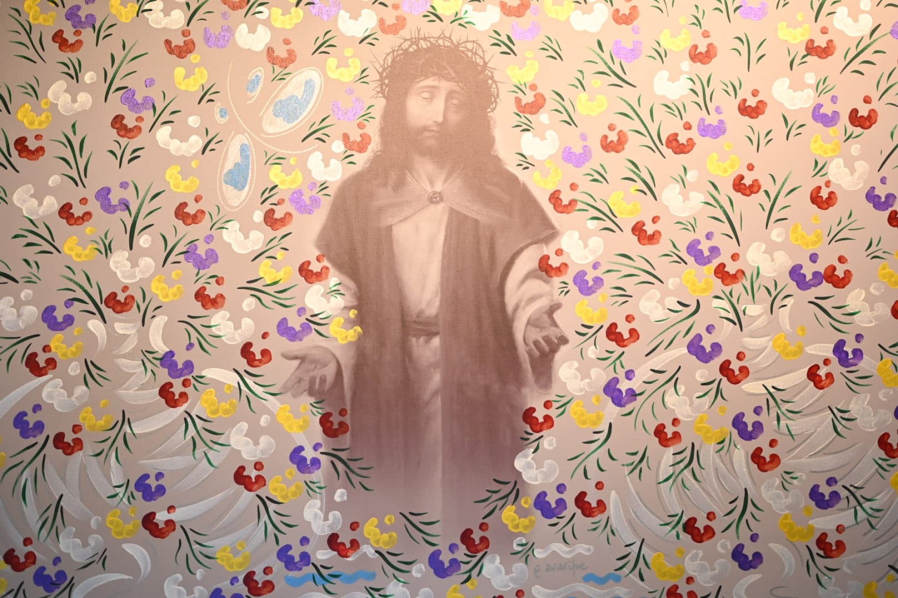 Arcebispo dom Walmor reza pela paz durante missa na catedral de BH neste domingo (13/4)-Leandro Couri/E.M./D.A. Press