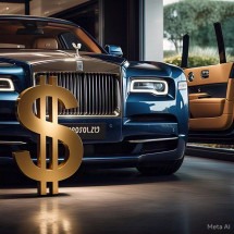 Os carros mais caros do mundo - imagem gerada por i.a