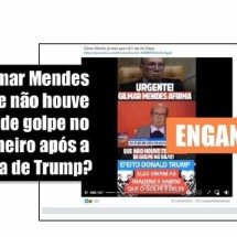 Vídeo em que Gilmar Mendes diz não haver tentativa de golpe é de 2023 e contraria falas recentes - EM - Fact Check