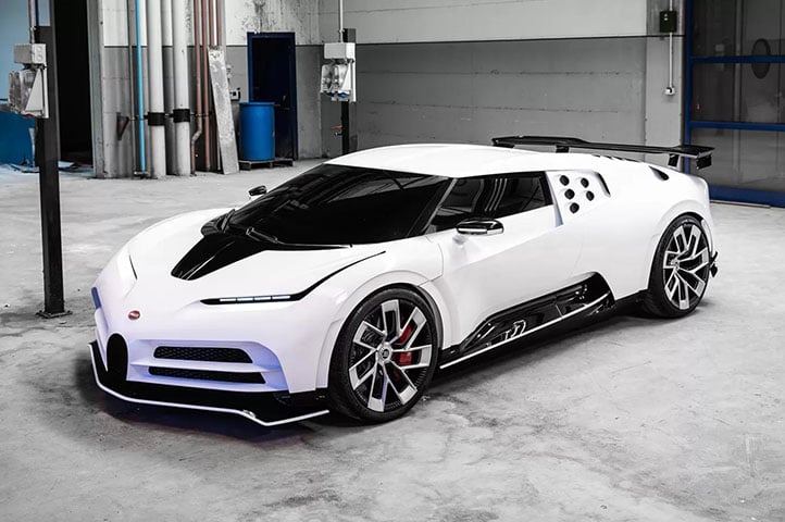 4Âº - BUGATTI CENTODIECI - US$ 9 milhÃµes  (R$ 52, 8 milhÃµes)