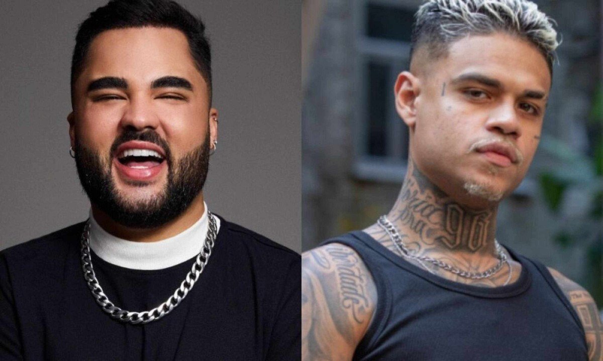 Climão no Sabadou: Victor Sarro expõe suposto beijo entre MC Cabelinho e Lucas Guedez -  (crédito: Tupi - Pablo Oliveira)