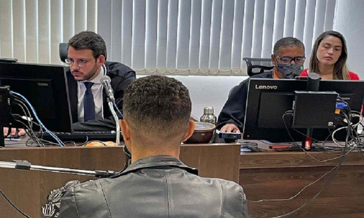 Julgamento do assassinato de Vaneza, no Alto Vera Cruz, durou quase 14 horas -  (crédito: TJMG)