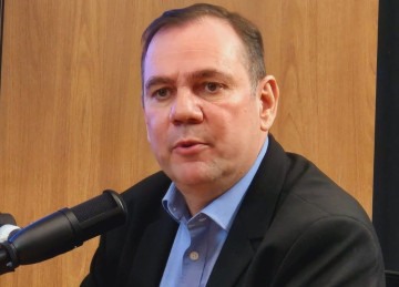 Presidente da Samarco, Rodrigo Vilela, em entrevista ao podcast EM Entrevista -  (crédito: Jair Amaral/EM/D.A.Press)