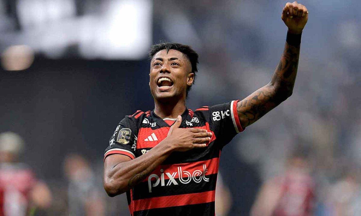 Ídolo do Flamengo, atacante Bruno Henrique é indiciado pela Polícia Federal por suspeita de fraude em competição esportiva - (crédito: DOUGLAS MAGNO / AFP - 10/11/24) Ídolo do Flamengo, atacante Bruno Henrique é indiciado pela Polícia Federal por suspeita de fraude em competição esportiva - (crédito: DOUGLAS MAGNO / AFP - 10/11/24)
