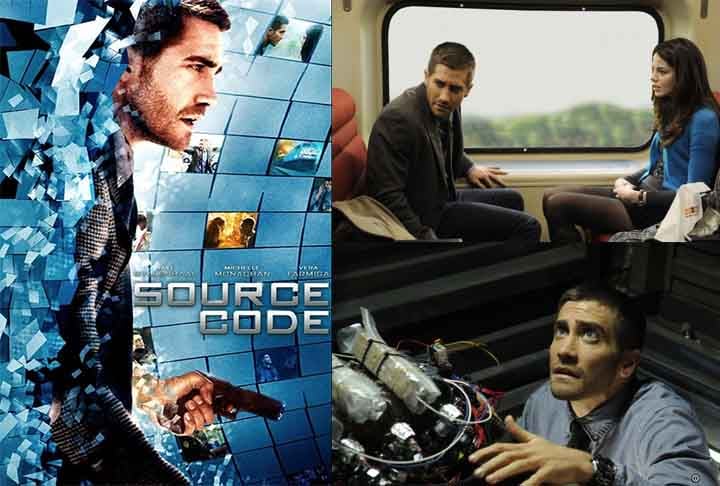 "Contra o Tempo" (2011): Estrelado por Jake Gyllenhaal, Michelle Monaghan, Vera Farmiga e Jeffrey Wright, o filme segue um piloto de helicÃ³ptero do ExÃ©rcito dos EUA que acorda em um trem com destino a Chicago, sem lembrar como chegou lÃ¡. 