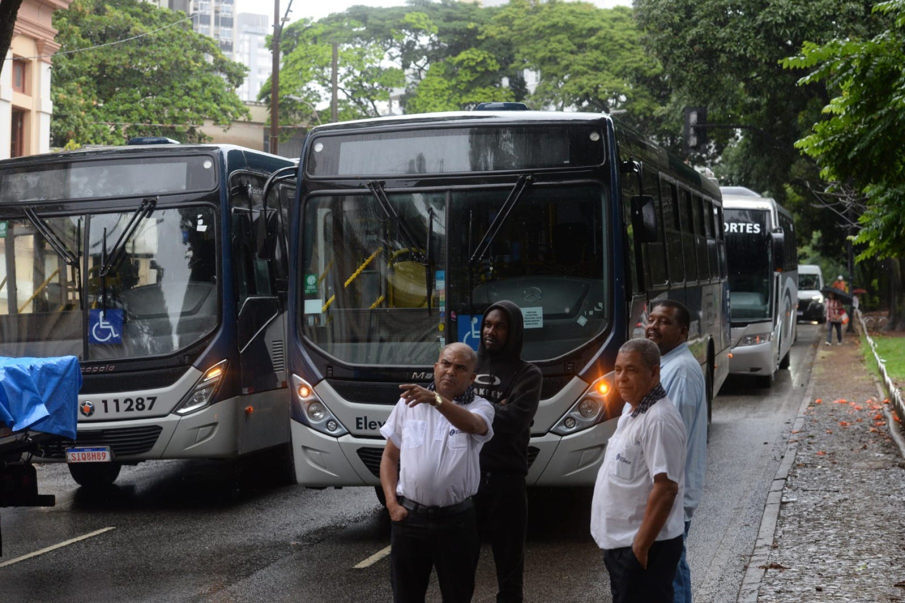 O incidente ocorreu em frente à Escola Estadual Barão do Rio Branco. -Túlio Santos/EM/D.A Press