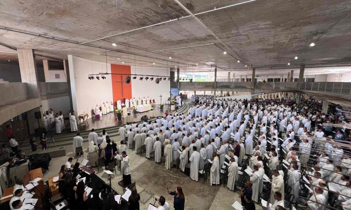Também nesta quinta-feira, na catedral, haverá a missa com o rito de lava-pés -  (crédito: Edésio Ferreira/EM/D.A PRESS)