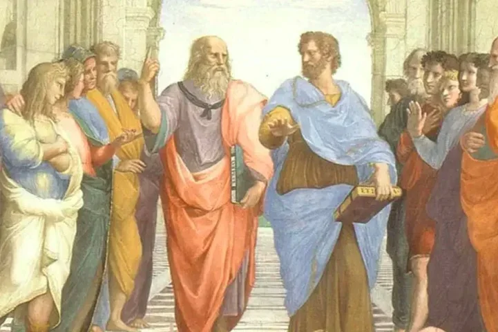 Platão foi responsável por várias teorias de pensamento. Em uma delas, a Teoria das Formas, Platão acreditava que o mundo que percebemos com nossos sentidos é apenas uma sombra de um mundo real e perfeito de formas ou ideias.