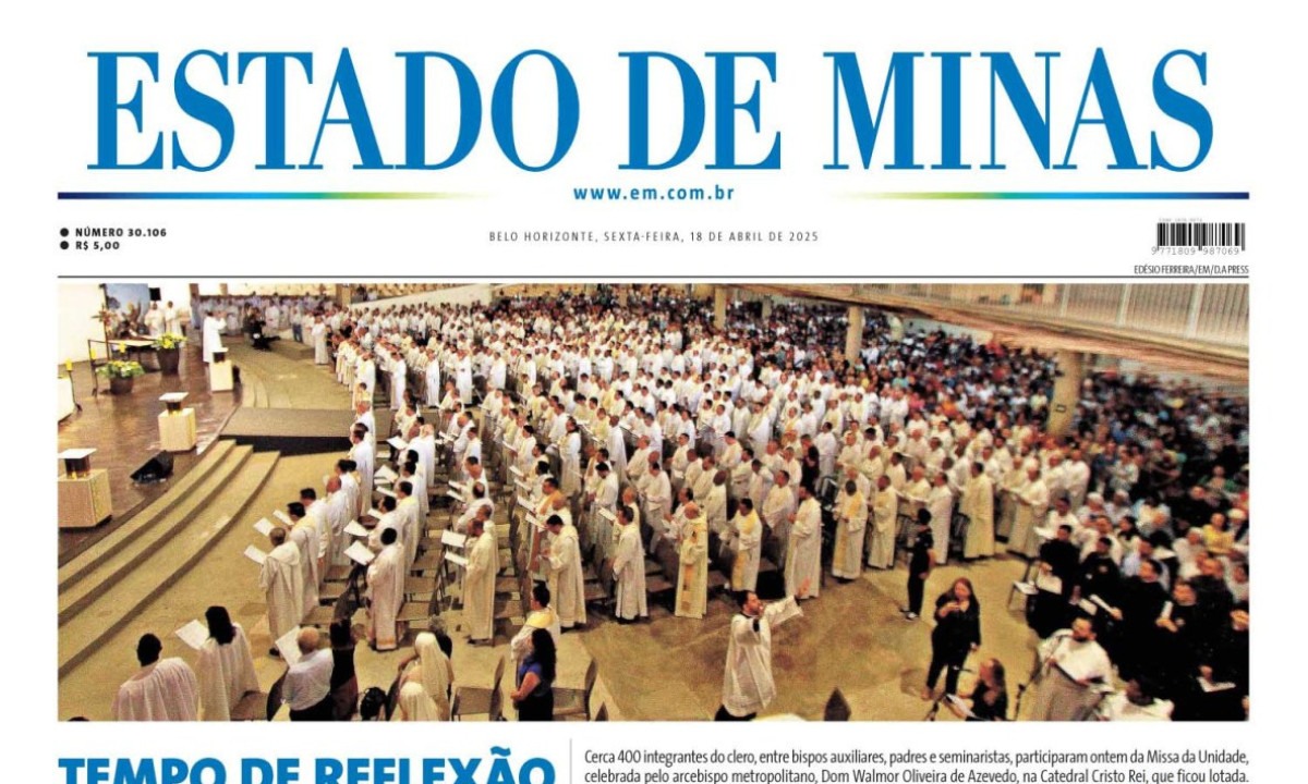 Estado de Minas -  (crédito: Capa do Estado de Minas)