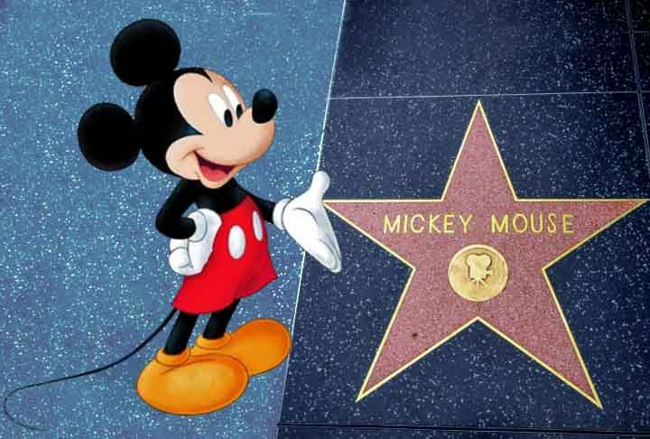 Personagens de animação também são cultuados no ponto turístico da Califórnia. É o caso de Mickey Mouse, criado por Walt Disney. 

