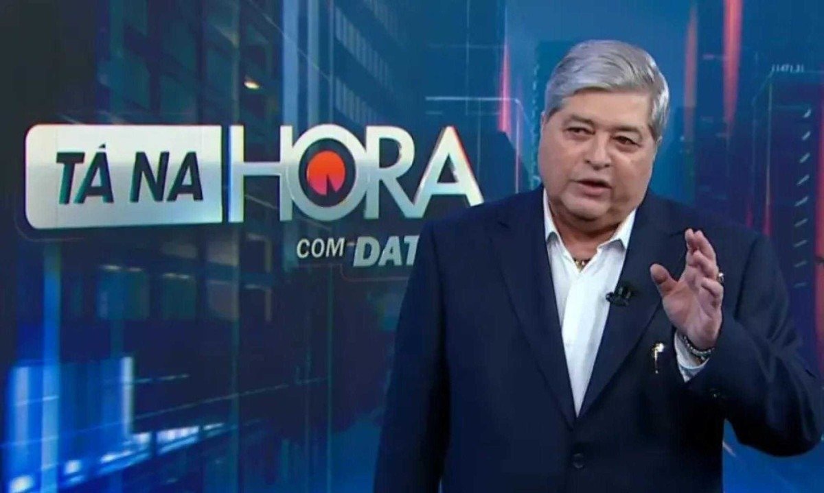 Ausência de Datena gera crise na programação do SBT -  (crédito: Tupi - Pablo Oliveira)