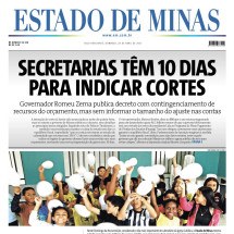 CONFIRA A CAPA DO ESTADO DE MINAS DO DIA 20/04/2025 - Capa do Estado de Minas
