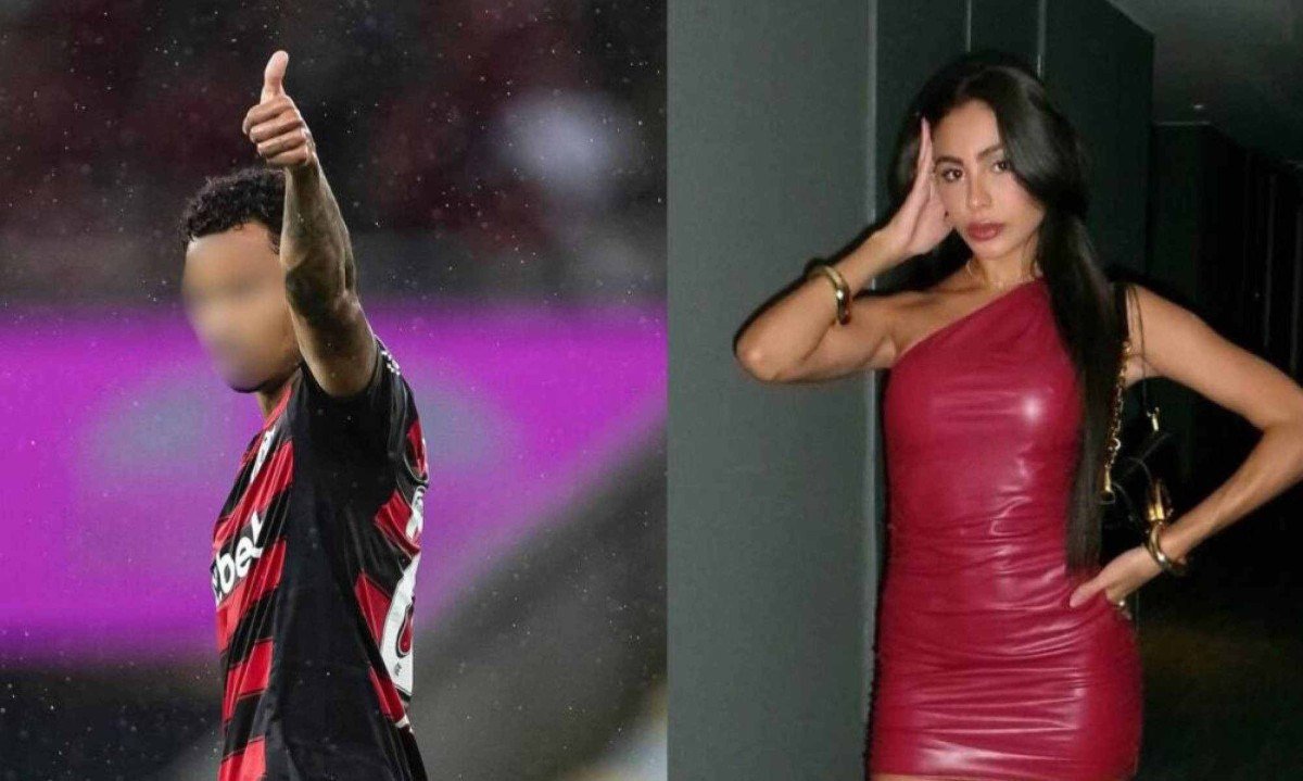 Em meio ao divórcio, Volante do Flamengo se envolve com ex de Cauã Reymond -  (crédito: Tupi - Pablo Oliveira)
