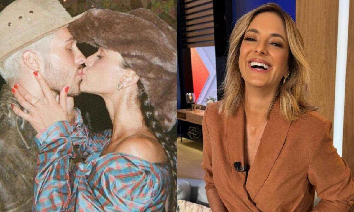 Ticiane Pinheiro comenta término de Marquezine e João Guilherme -  (crédito: Tupi - Pablo Oliveira)