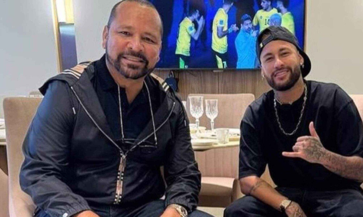 Neymar Pai nega suborno e rebate acusações sobre vídeo comprometedor do filho -  (crédito: Tupi - Pablo Oliveira)