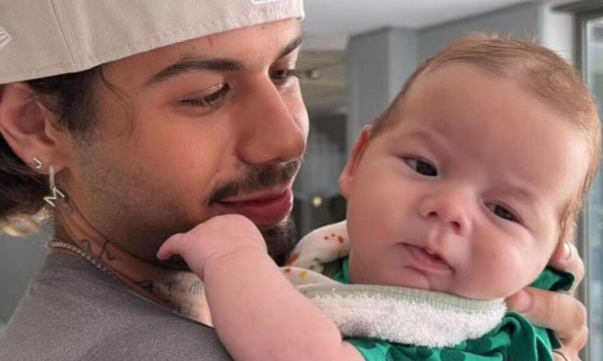 Zé Felipe lamenta ausência enquanto filho está internado -  (crédito: Tupi - Pablo Oliveira)