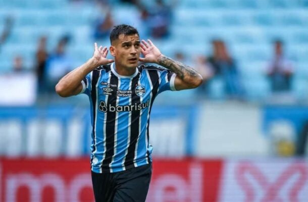 CRISTALDO - Substituiu Monsalve aos 33 da etapa final, mas teve performance bastante discreta. NOTA 5,5. Foto: Lucas Uebel/Grêmio