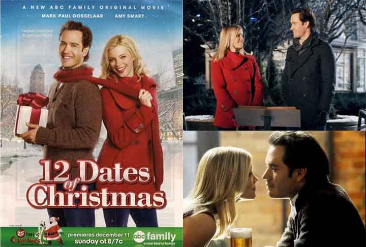 "12 Encontros Antes do Natal" (2011): Nesta comédia romântica de Natal, a jovem Kate (Amy Smart) acorda depois de um horrível encontro às cegas na véspera do feriado e descobre que está revivendo aquele mesmo dia várias vezes.