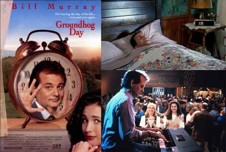 "Feitiço do Tempo" (1993): Talvez o maior clássico dessa lista, "Feitiço do Tempo" é um filme de comédia romântica dirigido por Harold Ramis e estrelado por Bill Murray e Andie MacDowell.