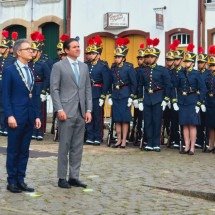 Pressionado por anistia, Motta recebe medalha de Zema e exalta democracia - Jair Amaral/EM/D.A Press