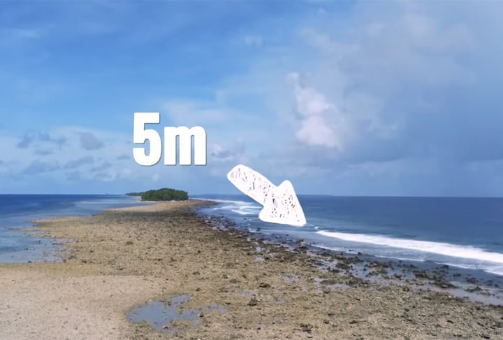 "É uma nação insular de baixa altitude. O ponto mais alto acima do nível do mar não passa de 5 metros", disse o ministro, acrescentando que Tuvalu será recriado no metaverso como forma de preservar sua cultura. 